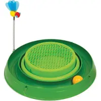 Catit Brinque Com O Brinquedo De Bola De Circuito Com O Plantador De Grama