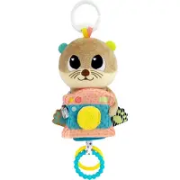 Lamaze Brinquedo Educativo Otter Sensory Clip &amp; Go