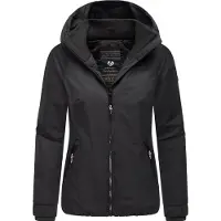 Ragwear Casaco de inverno 'Dizzie Warm Rain' preto