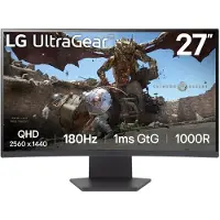 LG Monitor Ultragear 27gs60qc-b 27´´ Qhd Va Led 180hz