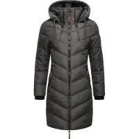 MARIKOO Sobretudo de inverno 'Armasa' antracite