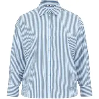 We fashion Blusa azul céu / branco