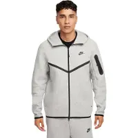 Nike Casaco em moletão 'Tech Fleece' cinzento escuro / acinzentado / preto