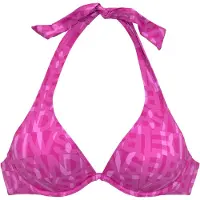Elbsand Top de biquíni fúcsia / rosa claro