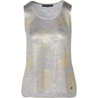 KOROSHI Top ouro / cinzento