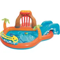 Bestway Piscina Insuflável Oval Lava Lagoon 265x265x104 Cm