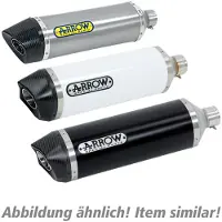 Arrow Silenciador Não Homologado Race-tech Aluminium Dark With Carbon End Cap Suzuki Gsx-s 1000/1000 F ´15-20