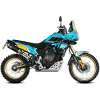 MIVV Silenciador Slip On Homologado Yamaha Ténéré 700 19-24 Dakar Y.064.ldkb