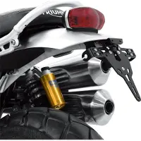 Zieger Suporte de matrícula profissional TR SCRAMBLER 1200XC 18-21