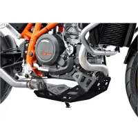 Zieger Proteção do motor em preto 690 DUKE (12-19), PRETO