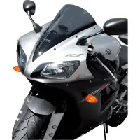 MRA Para-brisas de corrida cinza fumo c. ABE YZF-R1 02- 03