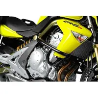 Hepco & becker Estribo de proteção do depósito e motor ER-6N, PRETO AF.-08