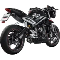 MIVV Sistema de escape Delta Race com EG-BE STREET TRIPLE 17- BL