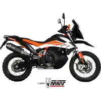 MIVV Sistema de escape Speed Edge com EG-BE 790/890 ADV 19-20/21- BL