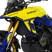 Zieger Arco de proteção em preto Suzuki V-Strom 800DE em amarelo