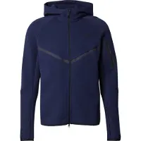 Nike Casaco em moletão 'Tech Fleece' navy / preto