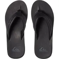 Quiksilver Chinelos CARVER NUBUCK M SNDL SBKM homens - Preto - 40