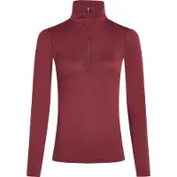 Icebreaker - Primeiras camadas mulher - W Merino 260 Oasis LS Half Zip Black para Mulher - Tamanho XL - Preto