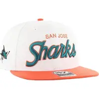 47 Boné Nhl San Jose Sharks Script Side Two Tone Captain