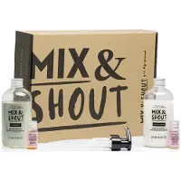 Mix & Shout Set per tutti i tipi di capelli Strengthening Routine (sham/250ml + condit/250ml + ampoul/2x5ml)