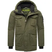 STONE HARBOUR Casaco de inverno 'Edriik XX' verde escuro