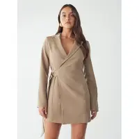 BWLDR Vestido 'SAVAYA' taupe