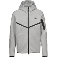 Nike Casaco em moletão 'Tech Fleece' cinzento escuro / acinzentado / preto