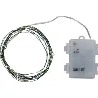 Sirius Cadeia de luzes LED KNIRKE para exteriores, 40 luzes