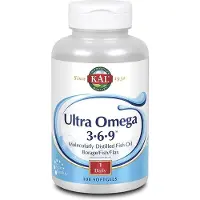 Kal Cápsulas Ultra Omega 3-6-9 Essential Fatty Acid 100 Unidades