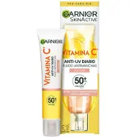 Garnier Skinactive Vitamina C Fluido Antimacchia SPF50 Glow 40ml — Fluido solare viso