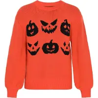 Swirly Pullover 'Halloween' laranja / preto