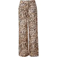 GUESS para mulher. W5GB16WH5N2 Calças Palazzo animalprint (L), Casual, Animal print, Lyocell