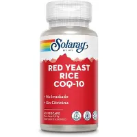 Solaray Arroz De Levedura Vermelha Plus Q10 60 Unidades