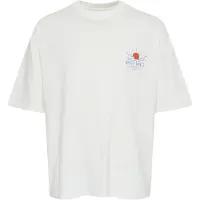 !Solid Camisa 'SDOSRICK' azul / laranja escuro / offwhite