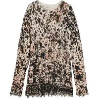Desigual , Suéter animal print, AlgodÃO, L
