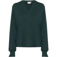 Kaffe Blusa 'Charlotte' verde escuro