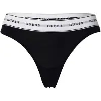 GUESS Tanga 'Carrie' preto / branco
