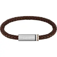 BOSS Stylish leather Bracciale Ares Single 1580623