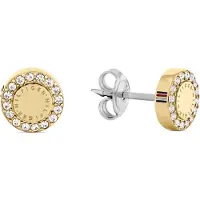 Tommy Hilfiger Gold-plated stud Orecchini with crystals 2780908