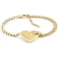 Tommy Hilfiger Bracciale Placcato Oro Cuore Audace Bracciale