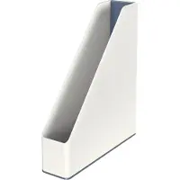 Leitz Porta-revistas | 5362 WOW | 272 x 318 x 73 mm | Cinzento/Branco