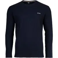 BOSS para homem. 50535870 T-shirt Waffle azul-marinho (XXL), Homewear, Algodão, Manga comprida
