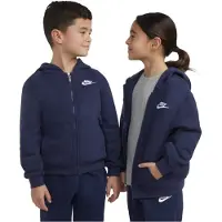 Nike Kids Moletom Com Fecho Club Fleece Lbr