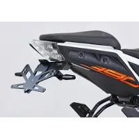 Protech Suporte para matrícula X-Shape 120 x 225 mm, KTM 125 Duke 2017-2023