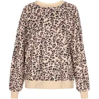 NAEMI Sweatshirt chocolate / castanho claro / preto