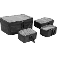 Tasmanian Tiger TT Modular Pouch Set VL 7571-040, preto, conjunto organizador de quatro bolsas