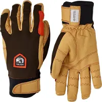 Hestra - Vestuário ski travessia - Glove Ergo Grip Active Dark Forest/Natural Brown para Unissexo - Tamanho 9 - Castanho