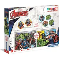 Clementoni SuperKit Marvel Avengers Puzzle Para Rapazes 4+ anos 2 x 30 + 48 + 28 peças