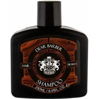 Dear Barber Shampoo para cabelo e barba masculino 250 ml