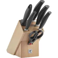 ZWILLING J.A. Henckels 1026692 Five Star bloco de facas, conjunto de 7 peças